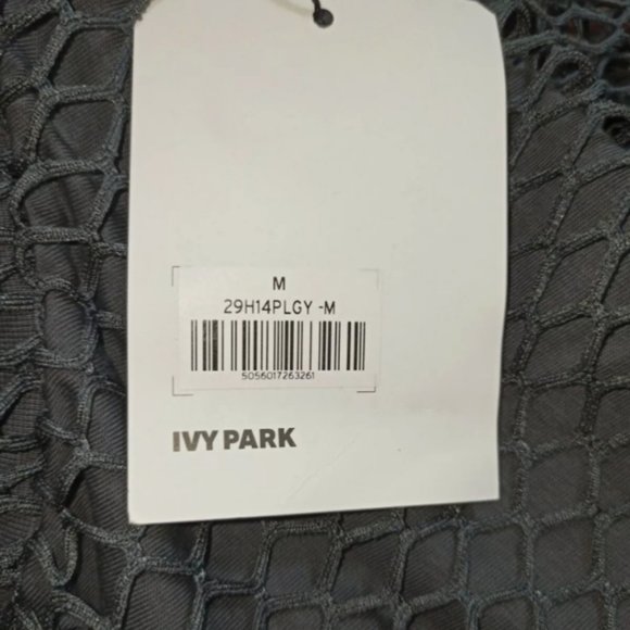 IVY PARK Double Layer Mesh Net Shirt Hoodie - Picture 5 of 6